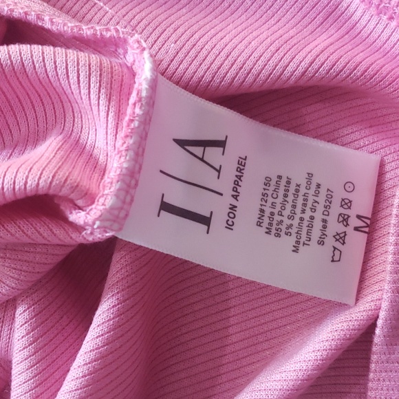 Sleeveless Bodycon Maxi Dress Pink - Picture 3 of 3